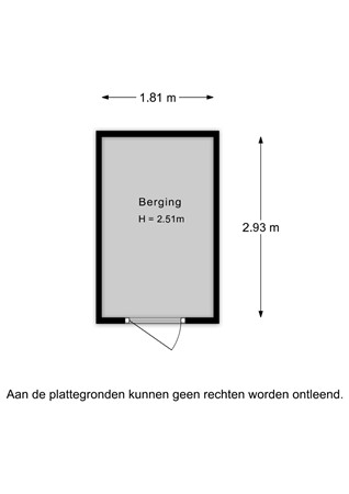Floorplan - Ooststraat 96, 3261 KM Oud-Beijerland